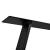 Set Model 4 California 2 bucati picioare masa 70 x 10 x 72 cm metal/negru [en.casa] HausGarden Leisure