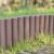 Bordura decorativa gradina Palisada 80 buc 2160 cm maro [casa.pro] HausGarden Leisure