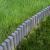 Bordura decorativa gradina Palisada 10 buc 270 cm gri inchis [casa.pro] HausGarden Leisure