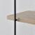 Raft design HTRW-827OL cu 3 nivele rama otel culoarea lemnului [en.casa] HausGarden Leisure