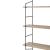 Raft design HTRW-827OL cu 3 nivele rama otel culoarea lemnului [en.casa] HausGarden Leisure