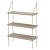 Raft design HTRW-827L cu 3 nivele inaltime reglabila cu sfoara culoarea lemnului [en.casa] HausGarden Leisure