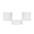 [en.casa]® Raft Design Retro Style, 1 raft perete Modell 26, en.casa, MDF, alb mat lacuit HausGarden Leisure