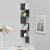 [en.casa]® Raft Design Retro Style, 1 raft perete Modell 22, en.casa, MDF, gri mat lacuit HausGarden Leisure