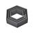 [en.casa]® Set Design Retro Style, 3 rafturi perete Modell 20, en.casa, MDF, gri mat lacuit HausGarden Leisure