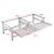 Suport dublu pentru masina spalat Bothel fiecare cu cate 1 raft extensibil [en.casa] HausGarden Leisure