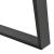 Set 2 bucati picioare masa ACTL-38X1 negru mat  [en.casa] HausGarden Leisure