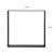 Set 2 bucati picioare masa ACTL-38X1 negru mat  [en.casa] HausGarden Leisure