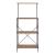 Raft bucatarie Billund 133x60x42cm metal pal negru/efect nuc [en.casa] HausGarden Leisure