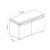 Dulap pantofi Brande 42x80x35cm efect stejar negru [en.casa] HausGarden Leisure