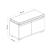 Dulap pantofi Brande 42x80x35cm alb negru [en.casa] HausGarden Leisure
