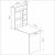 Birou Greve 82 x 62 x 16 cm rabatabil [en.casa] HausGarden Leisure