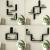 Set 4 bucati raft de perete Broby S negru [en.casa] HausGarden Leisure