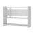 Raft de perete Helsingor alb 15kg cu 3 polite depozitare [en.casa] HausGarden Leisure