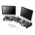 Suport ecran calculator Vilppula 40 x 27 x 9 cm gri inchis reglabil [en.casa] HausGarden Leisure