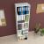 Raft carti Vara 178 x 49 x 30 cm pal alb cu 5 polite [en.casa] HausGarden Leisure