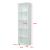 Raft carti Vara 178 x 49 x 30 cm pal alb cu 5 polite [en.casa] HausGarden Leisure