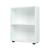 Raft carti Vara 72 x 55 x 20 cm pal alb cu 2 polite [en.casa] HausGarden Leisure