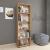 Raft carti Vara 172 x 55 x 20 cm pal stejar cu 5 polite [en.casa] HausGarden Leisure