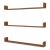 Set 3 buc raft perete Höganäs 12x120x15cm pal nuc [en.casa] HausGarden Leisure