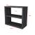 Raft de sine statator Hjo 40x43,5x20cm pal negru marmorat [en.casa] HausGarden Leisure