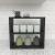 Raft de sine statator Hjo 40x43,5x20cm pal negru marmorat [en.casa] HausGarden Leisure