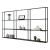 Raft de perete Jelsa 160 x 18 x 110 cm metal negru [en.casa] HausGarden Leisure
