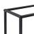 Raft de perete Jelsa 160 x 18 x 110 cm metal negru [en.casa] HausGarden Leisure