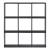 Raft de perete Jelsa 100 x 18 x 110 cm metal negru [en.casa] HausGarden Leisure