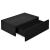 Set 2 bucati comoda suspendata Model 10 alb lacuit lucios/negru lacuit lucios 46x30x15cm [en.casa] HausGarden Leisure