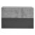 Set 2 bucati comoda suspendata Model 8 efect beton/gri inchis 46x30x15cm [en.casa] HausGarden Leisure