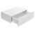 Set 2 bucati comoda suspendata Model 8 efect lemn/alb mat  46x30x15cm [en.casa] HausGarden Leisure