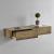 Set 2 bucati comoda suspendata Model 5 efect lemn 46x30x15cm [en.casa] HausGarden Leisure