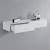 Set 2 bucati comoda suspendata Model 4 alb lacuit lucios 46x30x15cm [en.casa] HausGarden Leisure