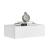 Comoda Model 3, alb mat 46 x 30 x 15 cm  [en.casa] HausGarden Leisure