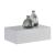 Comoda Model 1, alb lucios 46 x 30 x 15 cm  [en.casa] HausGarden Leisure