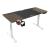 Birou Hayward 140 x 60 x 72 x 117 cm cu inaltime reglabila efect lemn nuanta inchisa [pro.tec] HausGarden Leisure