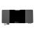 Birou Hayward 140 x 60 x 72 x 117 cm cu inaltime reglabila negru efect fibra carbon [pro.tec] HausGarden Leisure