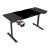 Birou Hayward 140 x 60 x 72 x 117 cm cu inaltime reglabila negru efect fibra carbon [pro.tec] HausGarden Leisure