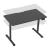 Birou Hayward 140 x 60 x 72 x 117 cm cu inaltime reglabila alb negru [pro.tec] HausGarden Leisure