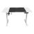 Birou Pomona 110 x 60 x 72-117 cm inaltime reglabila alb [pro.tec] HausGarden Leisure