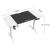 Birou Pomona 110 x 60 x 72-117 cm inaltime reglabila alb [pro.tec] HausGarden Leisure