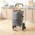 Carucior cumparaturi manevrabil pe scari Neef aluminiu 41L 20Kg gri inchis [en.casa] HausGarden Leisure