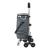 Carucior cumparaturi manevrabil pe scari Neef aluminiu 41L 20Kg gri inchis [en.casa] HausGarden Leisure