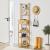 Raft Siilinjarvi bambus natur cu 6 polite si 1 sertar [en.casa] HausGarden Leisure
