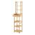 Raft Siilinjarvi bambus natur cu 6 polite si 1 sertar [en.casa] HausGarden Leisure