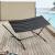 Hamac cu suport Valeta DG negru/gri inchis 120 Kg [en.casa] HausGarden Leisure