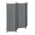 [en.casa]® Paravan Huesca DG, en.casa, 171 x 200 cm, otel/poliester, gri inchis, pliabil, cu 4 paneluri cu 8 picioare sustinere HausGarden Leisure