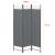 Paravan Saragossa DG120 pliabil 171 x 120 cm gri inchis [en.casa] HausGarden Leisure