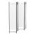 Paravan Saragossa B160 pliabil 171 x 160 cm alb [en.casa] HausGarden Leisure
